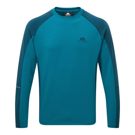 Demo, Mountain Equipment Committed Crew - Mens, Tasman/Legion Blue, Large, ME-001536-TLB-L,