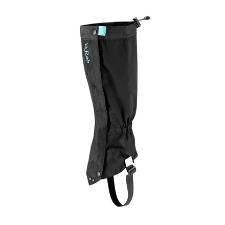 DEMO, Rab Trek Gaiter - Womens, Black, Medium, GAL-06-BL-M-DEMO