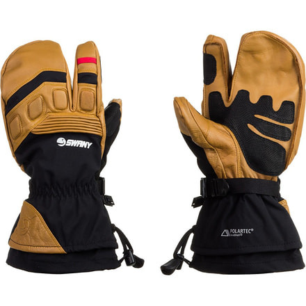 DEMO Swany A-Star Mitt Mittens, Black/Tan, X-Large, BX-5M-DEMO