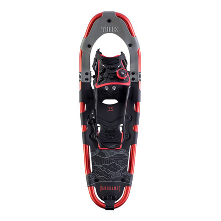 Demo, Tubbs Panoramic Mens Snowshoes-Black/Oxblood-25 inch
