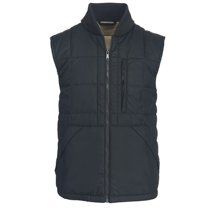 Demo,Woolrich Men's Eco Rich Exploratin Heritage Packable Vest, Asphalt, L, 18038-APH-DEMO