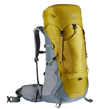 Deuter Aircontact Lite 50 + 10 Backpack, Turmeric/Teal, 50 + 10 Liter, 334052182050