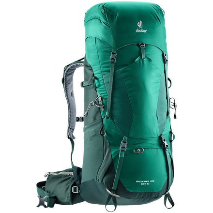 Deuter Aircontact Lite Backpack 65L + 10, Alpinegreen/Forest, 434031822310