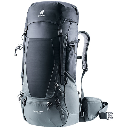 Deuter Futura Air Trek 60 + 10 Pack, Black-Graphite, 70L, 340232174030