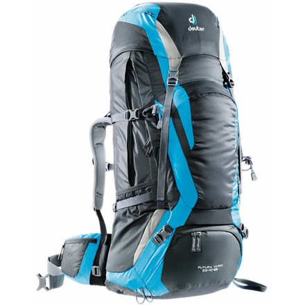 Deuter Futura Vario 55+10 SL Backpack-Granite/Turquoise/Silver