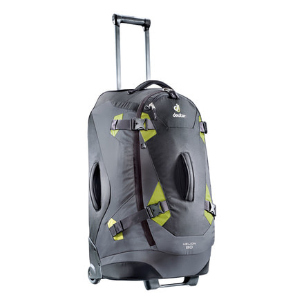 Deuter Helion 80 Wheeled Travel Bag-Black/Moss