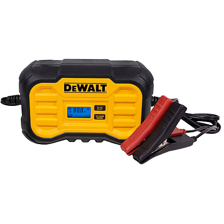 DeWALT 10 Amp Professional Battery Charger, Battery Maintainer, Trickle Charger, Yellow/Black, DXAEC10