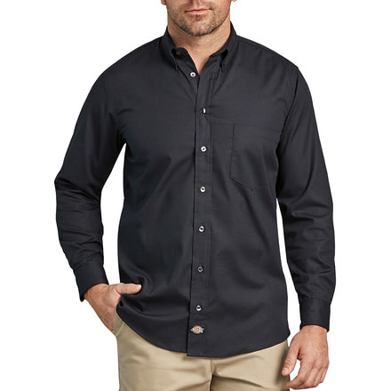 Dickies Industrial Flex Comfort Long Sleeve Shirt, Black - LL505BK 2X
