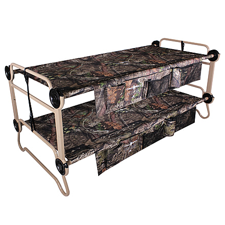Disc-O-Bed Cam-O-Bunk with 2 Side Organizers, Mossy Oak, Extra Large, 30702BO