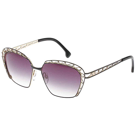 Diva 4210 Sunglasses - Womens, Black/Gold, 56/15/135, DI4210562