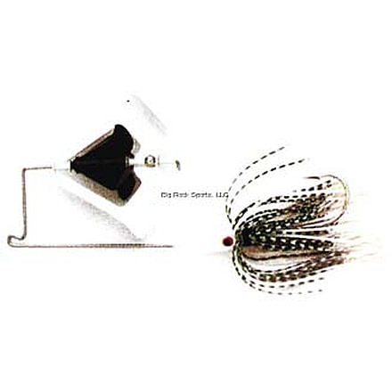 Dixie Dancer X-2 Buzz Bait 3/8 oz, White/Fish Scale, DX39