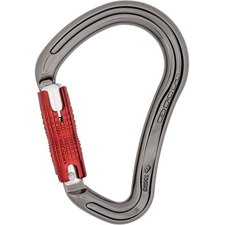 DMM 30kN Boa HMS Kwiklock, Titanium/Red, A903