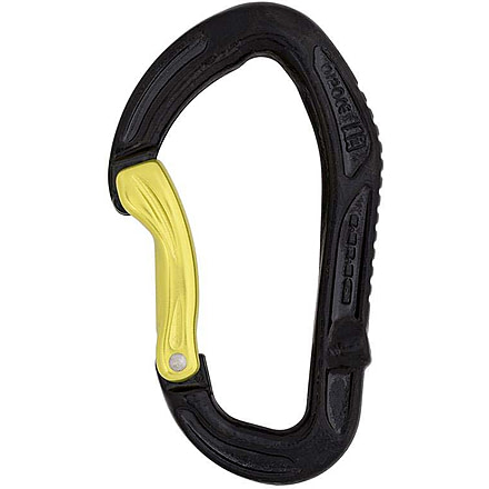 DMM Alpha Steel Carabiner, Black/Lime, C526