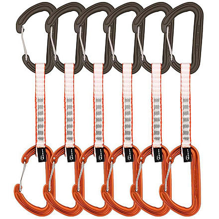 DMM Phantom Quickdraw, Pack of 7, Silver/Orange, 12cm, A318-12ORP6