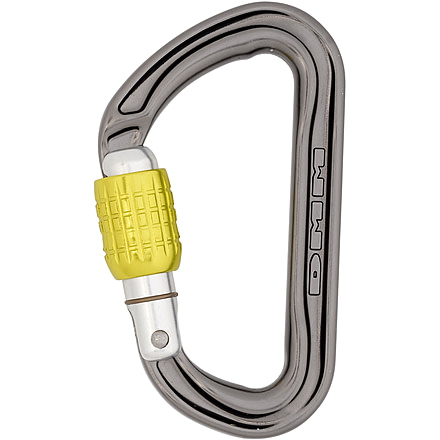 DMM Phantom Screwgate Carabiner, Titanium/Lime, One Size, A312