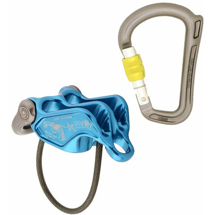 DMM Pivot Belay Device and Rhino Set-Blue