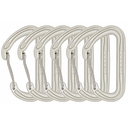 DMM Spectre Carabiner - 6 Pack, Silver, A358SI-P6
