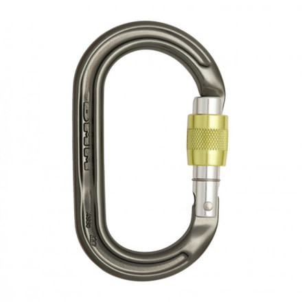 DMM Ultra O Locking Carabiner-Gunmetal-Screw Lock