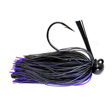 Dobyns Football Jigs 3 Pack, 1/4oz, Midnight Purple, SFB MID PRP 1/4 3PK