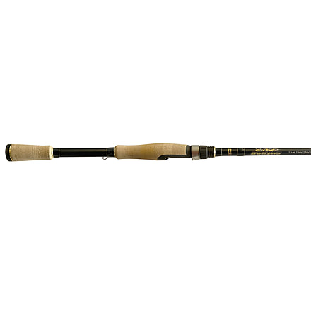 Dobyns Signature Series Rods, 7ft2in, 1pc. 8-17lb, 3/16-5/8oz, Medium Power Fast Action, Black/Lt Blue, SAM 723SF
