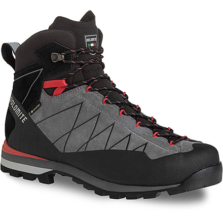 Dolomite Crodarossa HI GTX Shoes - Mens, Gunmetal Grey/Fiery Red, 9.5, 2892411227015-9.5