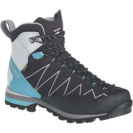 Dolomite Crodarossa Pro GTX 2.0 Shoes - Womens, Black/Capri Blue, 6, 2804141152006-6