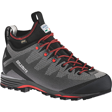 Dolomite Veloce GTX Shoes - Mens, Pewter Grey/Fiery Red, 10M/11W, 2695231186016-10M/11W