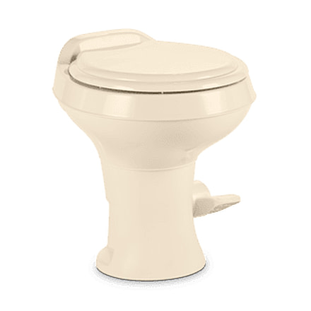 Dometic Dometic 300 Gravity Flush Toilet, Bone, 9108765625