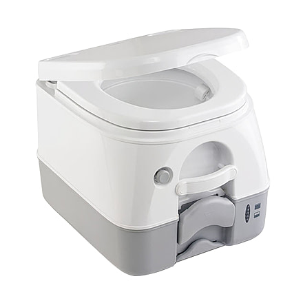 DOMETIC SeaLand 974MSD Portable Toilet 2.6 Gallon - Grey w/Brackets 37725