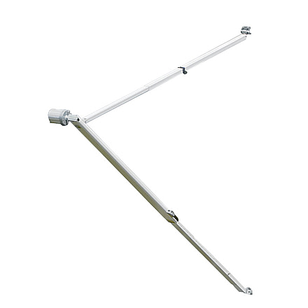 DOMETIC Sunchaser Awning Hardware, Polar White, Short, 8271000.402B