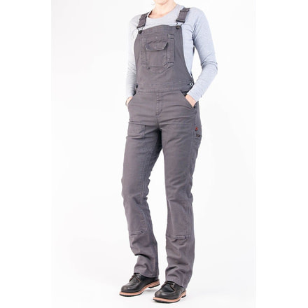 Dovetail Freshley Overall - Womens, Dark Grey Canvas, 14x32, DWF18O1C-030-14x32