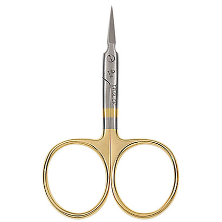 Dr. Slick Straight Arrow Scissors, 3.5in, Gold Loops, SA35G