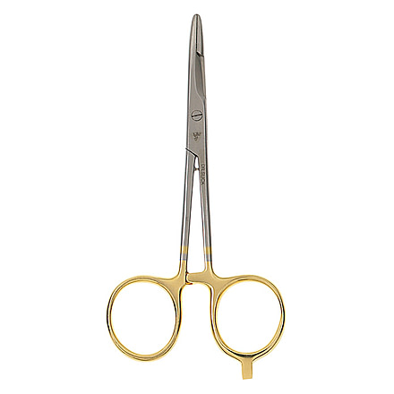 Dr. Slick Straight Scissor Clamp, Gold, 5 1/2in, SNH55G
