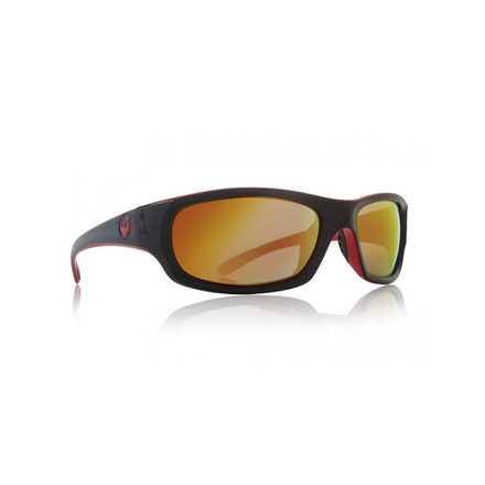 Dragon Chrome 2 Sunglasses-Jet-Red Ionized