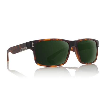 Dragon Count Sunglasses-Matte Tortoise-Green G15