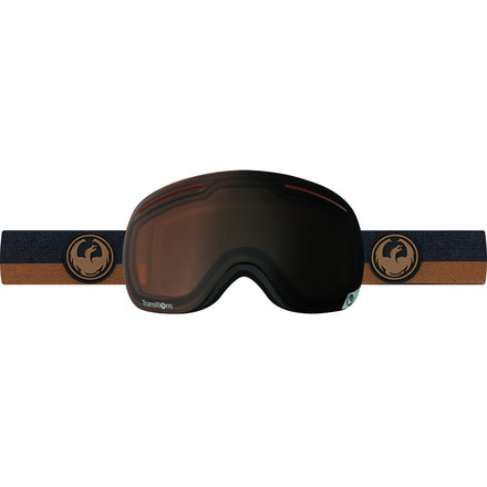 Dragon X1 Goggles-Flux Brown/Transitions Amber-Amber