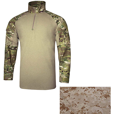 DRIFIRE / Crye Precision FR Combat Shirt, Mens, MARPAT Desert, Large, Long, DF2-CR-550CS-DM-LGL