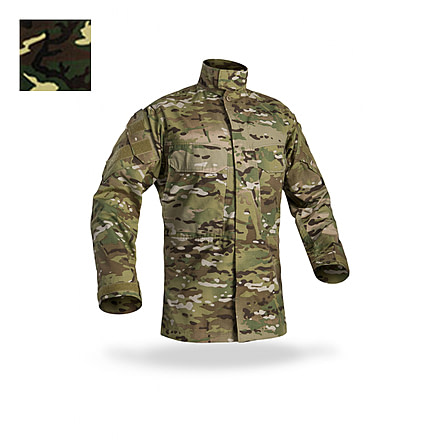 DRIFIRE / Crye Precision FR Field Shirt - Mens, Regular, NATO Woodland, Small, DF2-CR-550FS-NW-SMR