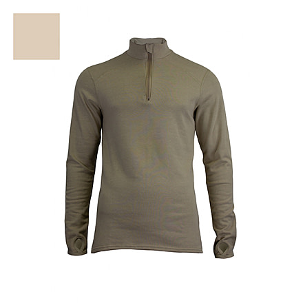 DRIFIRE FR Mid-Weight 1/4 Zip Sweatshirt - Mens, Tan 499, Medium, DF2-393MZ-TN-MD