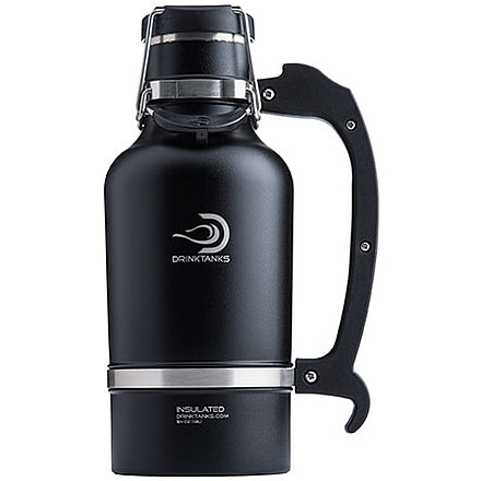 DrinkTanks Classic 64 oz Insulated Growler-Matte Black-64 oz