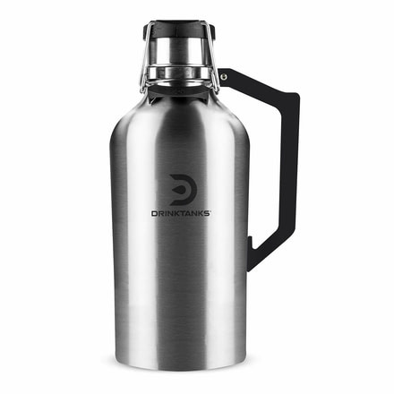 DrinkTanks Insulated Growler 2.0, 128oz, Stainless, G-2.0-128-STL