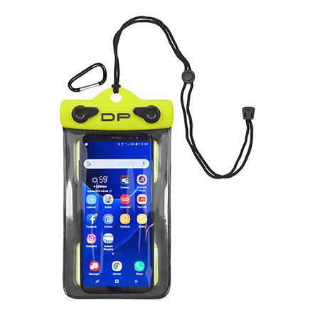 DryPak Cell Phone Case, 4 x 6, Lemon/Lime, Lemon Lime, 1 Year Mfg Warranty, Tpu/Pp, DP-45570