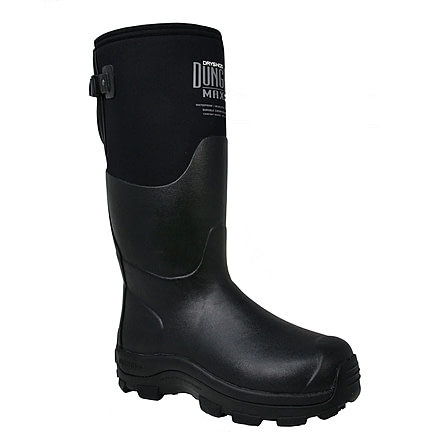 Dryshod DungHo Max Gusset Extreme-Cold Conditions Barnyard Boot - Mens, Black/Grey, 8, DHMG-MH-BK-008