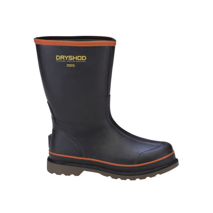 Dryshod Hogwash Women's Boot, Black/Red, 8 HGW-WM-RD-008