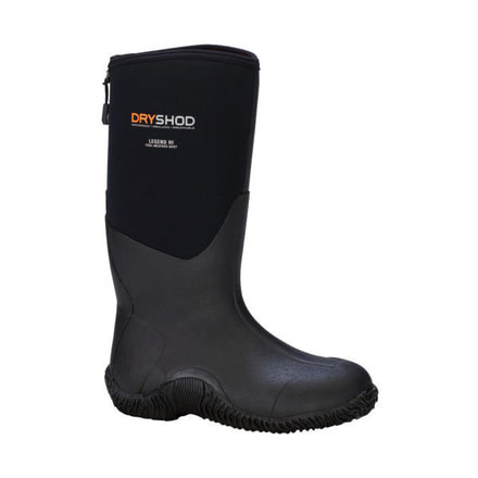 Dryshod Legend Hi Boot - Men's, Black/Neon, 11 LEG-MH-BK-011