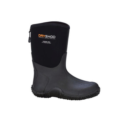 Dryshod Legend Mid Boot - Women's, Black/Neon, 6 LEG-WM-BKNE-006