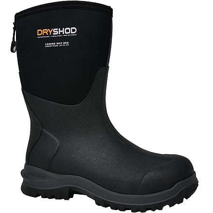 Dryshod Legend MXT Mid Adventure Boot - Mens, Black/Neon, 9, LGX-MM-BK-009