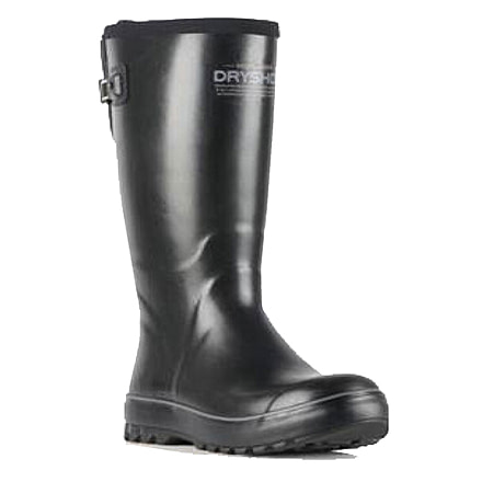 Dryshod Mudslinger Hi Gusset Premium Rubber Farm Boot - Mens, Black/Grey, 13, MDG-MH-BK-013