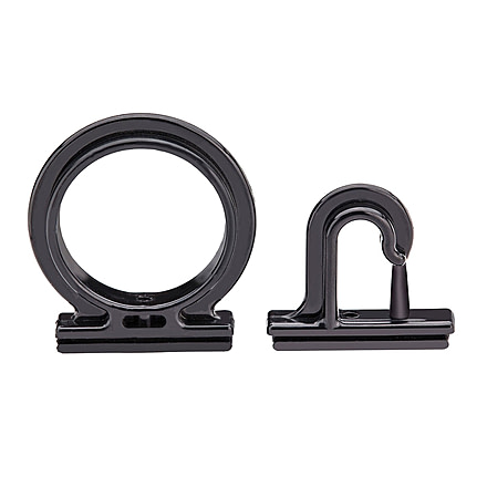 Du-Bro Trac-A-Rod Holders, Black, 1070B