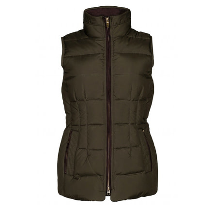 Dubarry of Ireland Spiddal Down Vest - Women's, Olive, EU 36, 3276-Olive-36